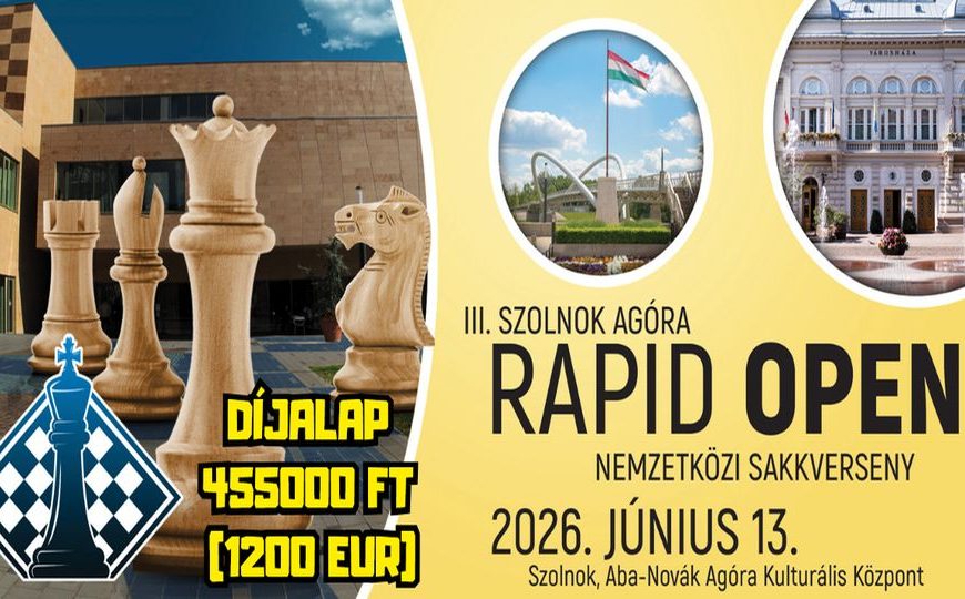 III. Szolnok Agóra Rapid Open Nemzetközi Sakkverseny