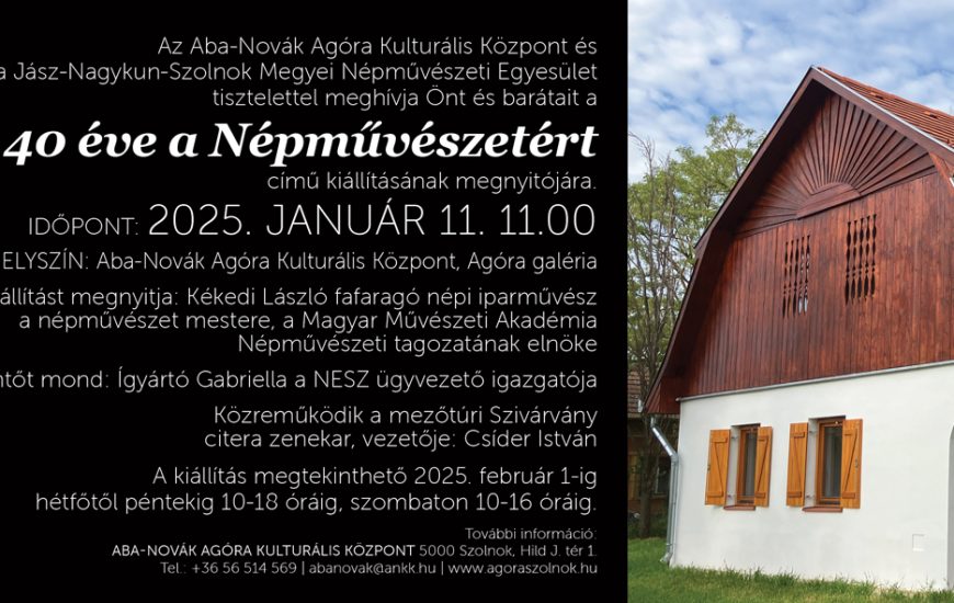 40 éve a Népművészetért