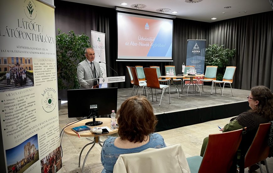 A Magyar Közösségépítők Értékszövetsége Egyesület éves közgyűlésnek adott otthont az Aba-Novák Agóra Kulturális Központ